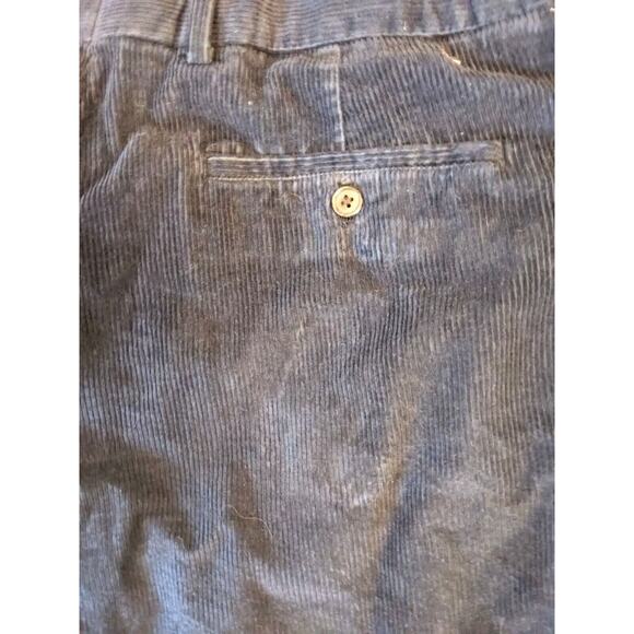 Lands End Men's Traditional Fit Corduroy Pants Size 40 Slate Blue Grampa Core - Picture 5 of 7